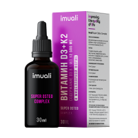 Мицеллярный витамин D3 (12500 МЕ) + К2 (МК-7) «Super Osteo Complex»  IMUALI 30 мл