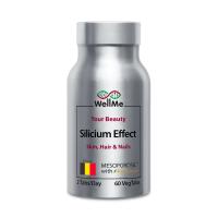 Silicium Effect, Кремний (для здоровья кожи, волос, ногтей и суставов)  WellMe 60 таблеток