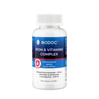 Железо (бисглицинат) + комплекс витаминов  BIODOC 60 капсул
