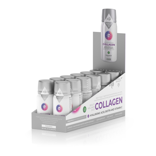 Вкусный коллаген (ананас) BioExpert шоты12х50 мл 