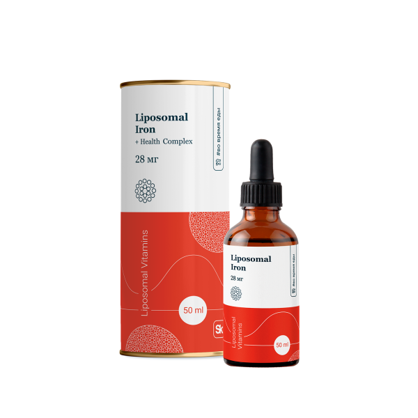 Липосомальное органическое железо Liposomal Vitamins жидкость 50 мл