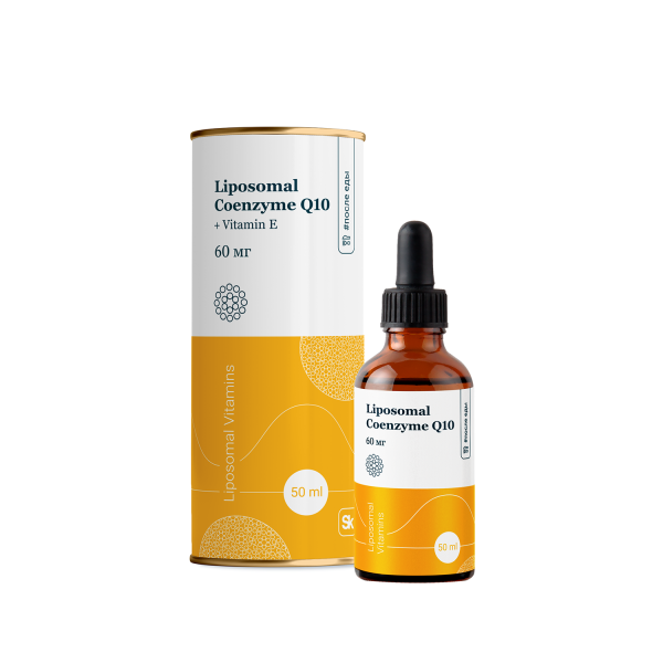 Коэнзим Q10 (убихинон) + Витамин E Liposomal Vitamins жидкость 50 мл