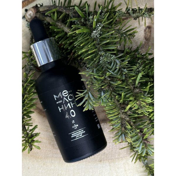 Меланин 4.0, Напиток функциональный, Клеточный сок пихты сибирской с меланином WOW 50 мл