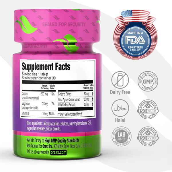 Цикл Комфорт ORZAX 30 таблеток