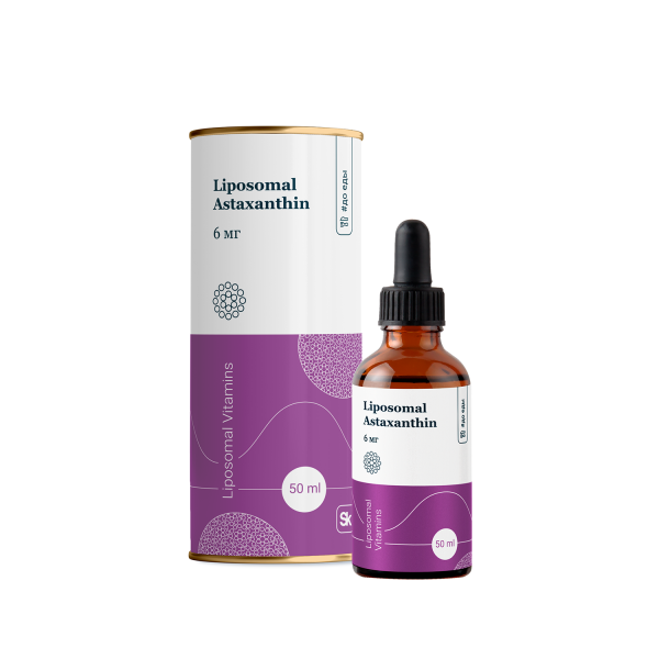 Астаксантин Liposomal Vitamins жидкость 50 мл